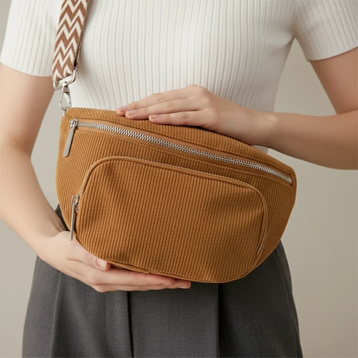 sac-banane-bandouliere-velours-marron-details-main